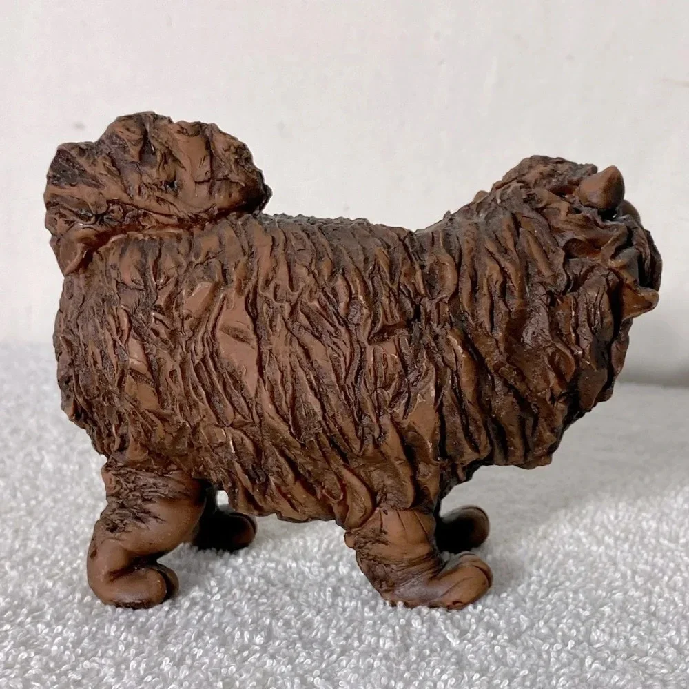 Vintage Brown Wrinkly Dog Figurine - Picture 5 of 12